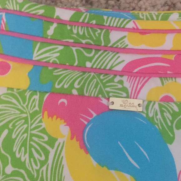 Lilly Pulitzer Parrot Print Skort - Picture 3 of 5